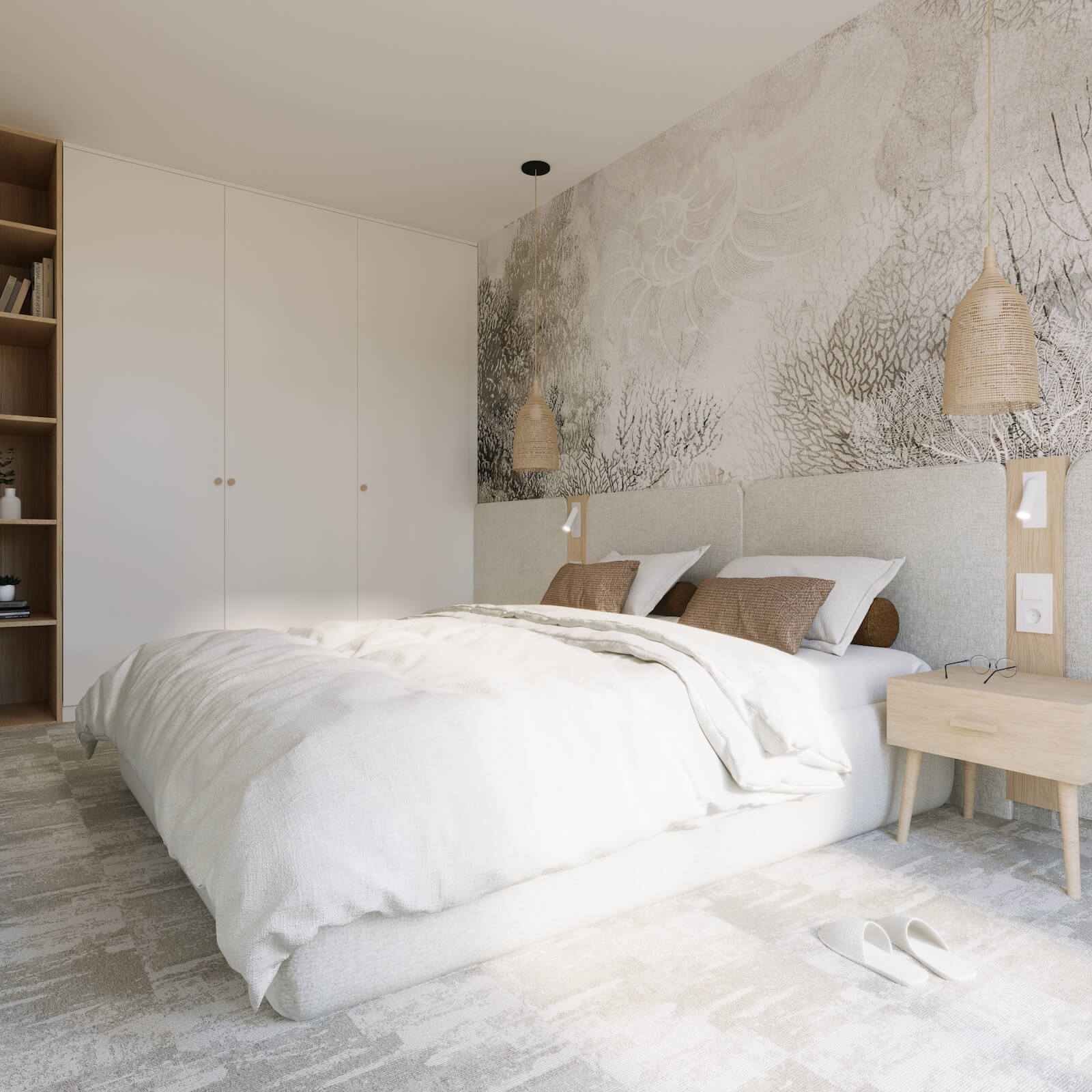 wnętrze apartamentu - Naturalna elegancja