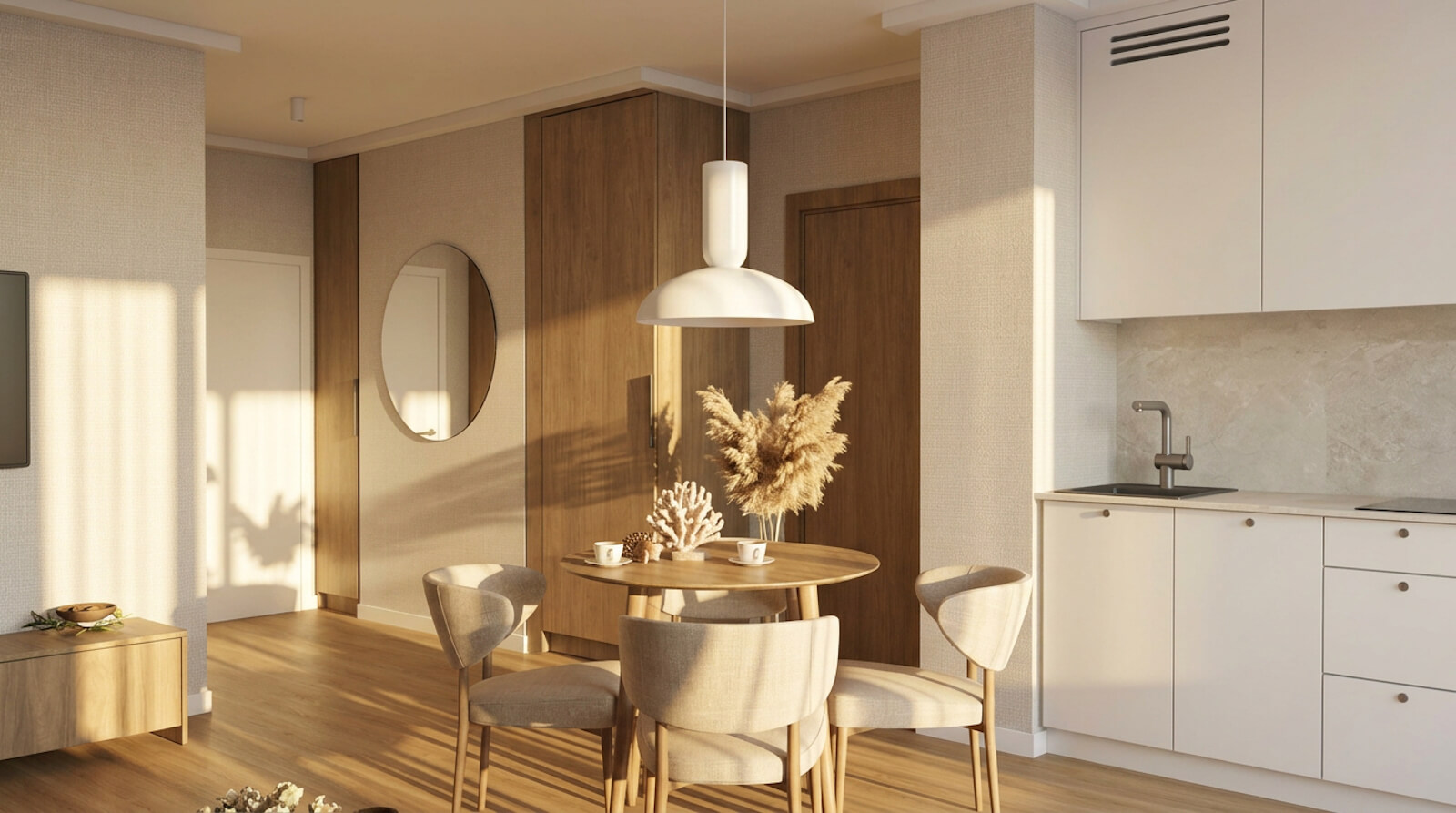 wnętrze apartamentu Calm